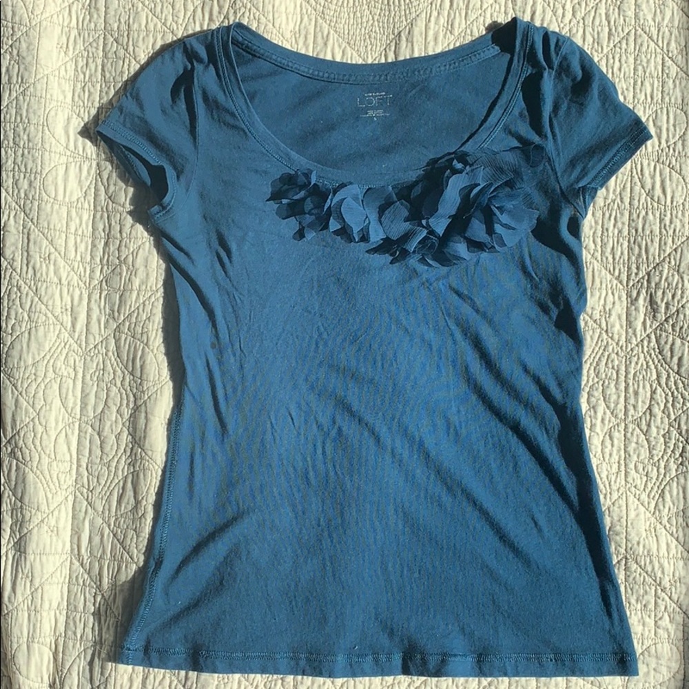 Loft blue shirt